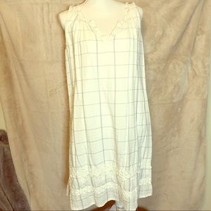 Tank top layered shabby chic dress